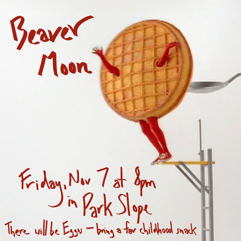 flyer for moon party