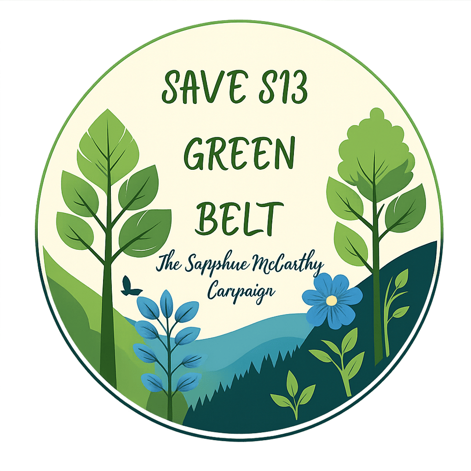 Save S13 Green Belt Campaign Logo