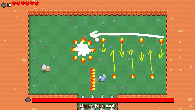 boss attack pattern diagram