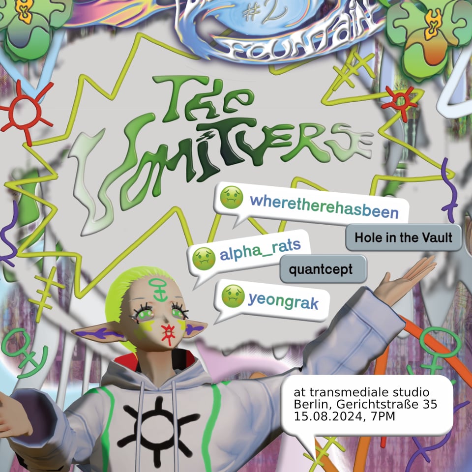 🤢 I'll be performing at the VOMITVERSE in Berlin