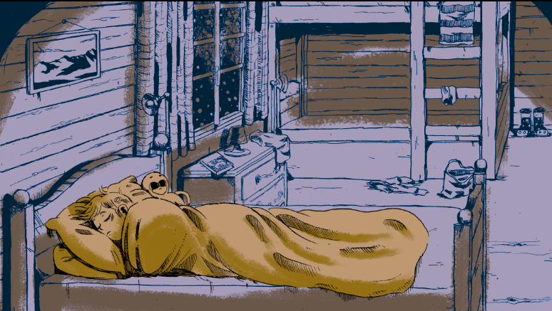 same picture without green, strangely similar to the previous one