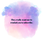 This comically too-small image says "they really want me to remind you to subscribe"