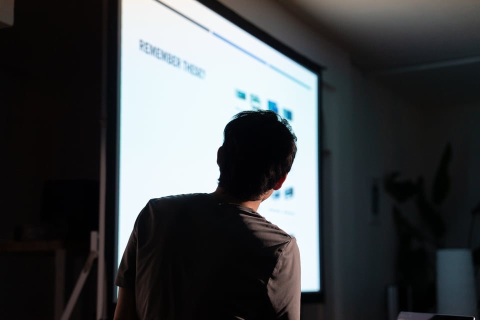 Zack presenting.