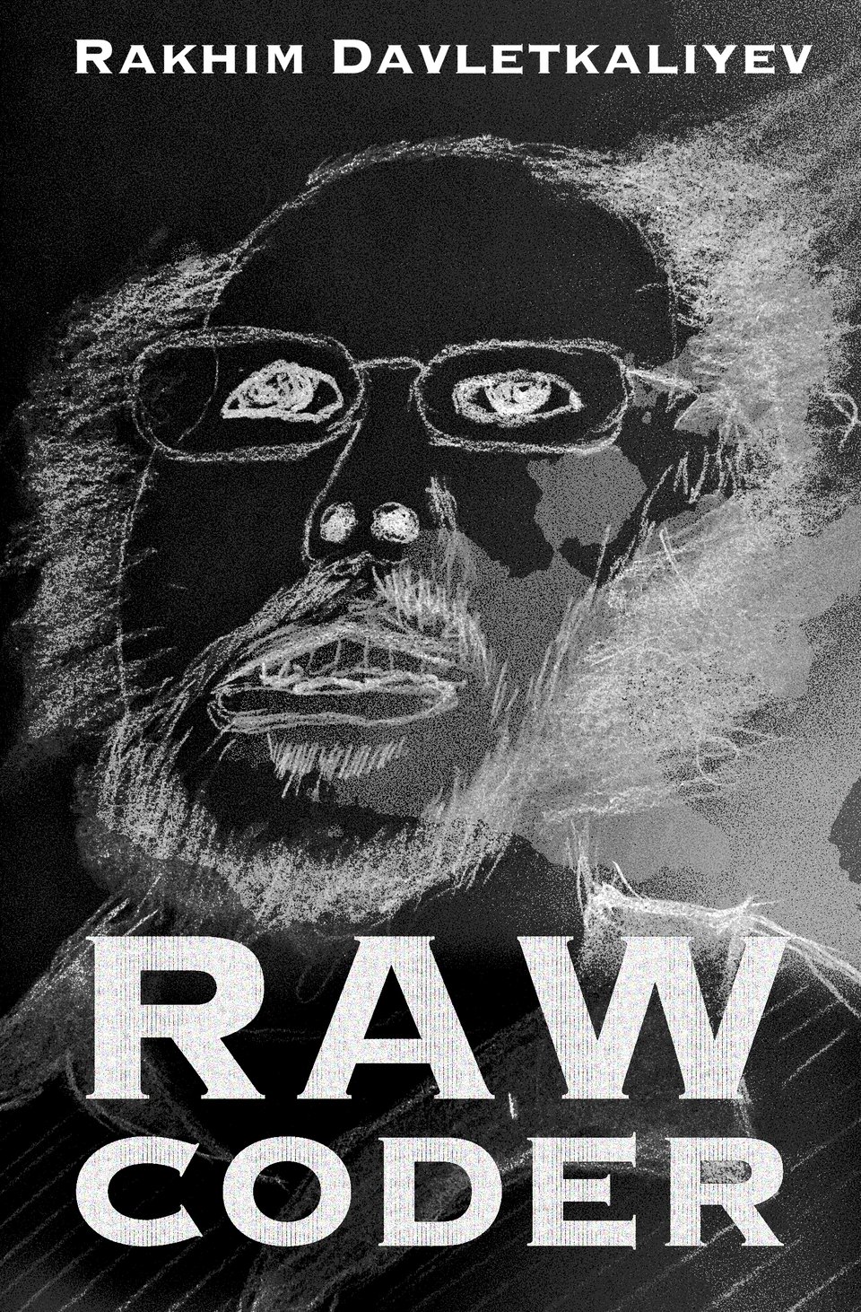 Book cover for Raw Coder by Rakhim Davletkaliyev