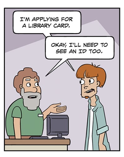 Library Comic: