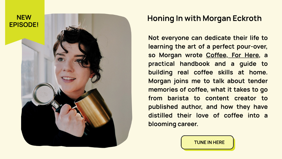 Image of Morgan Eckroth and description of Podcast Interview with them