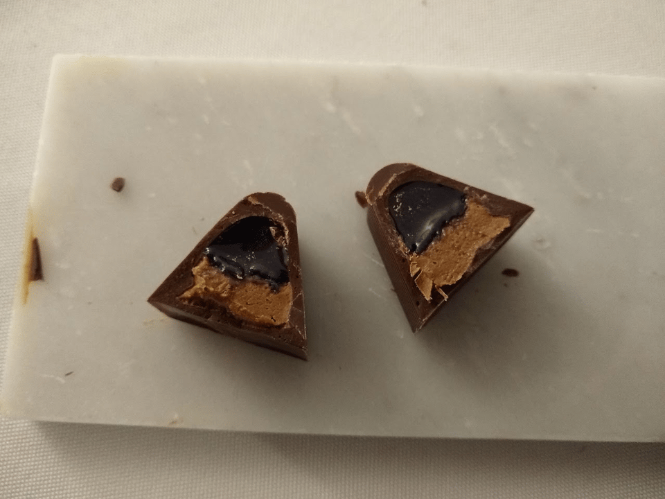 Peanut butter and jelly chocolates