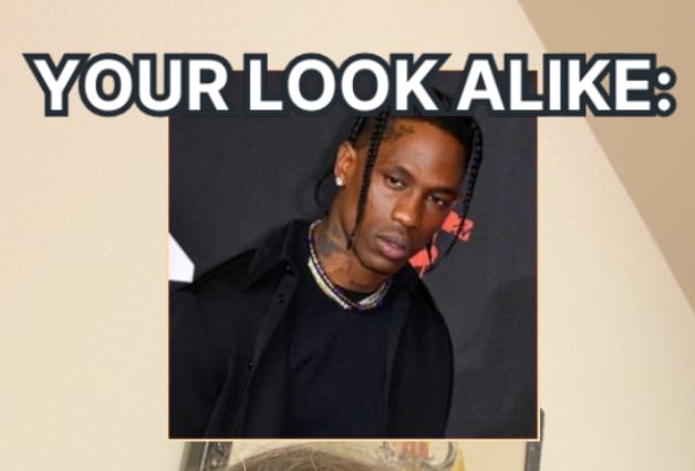 a photo of the rapper Travis Scott