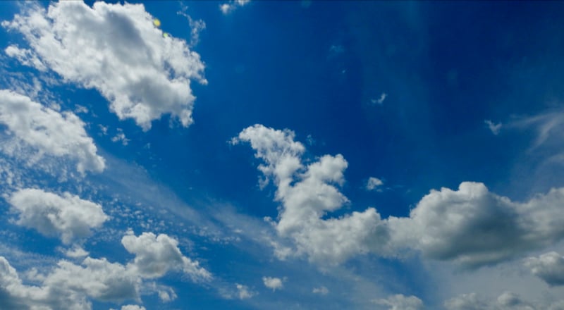 Blue skies over Frontenac. At least that’s the color we humans see. / Photo by Steve Dietz