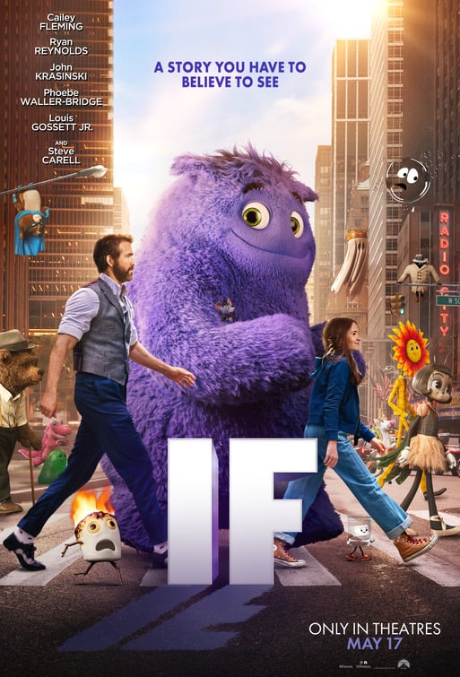 A movie poster for the film "If" with the by-line "A story you have to believe to see".