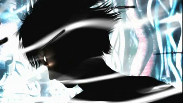 Cain surrounded by light as he uses his powers