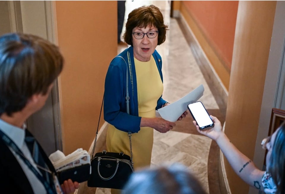Republican Susan Collins, long time no Democratic nemesis, must go