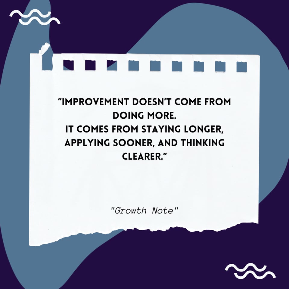 Why some people improve faster than others.