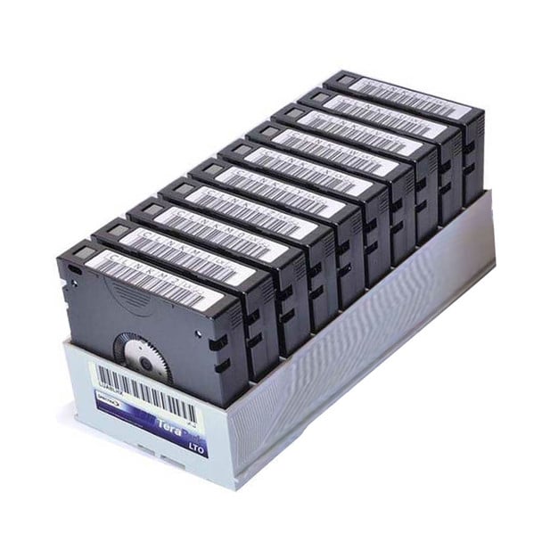 [A sleeve of 10 square tapes.]