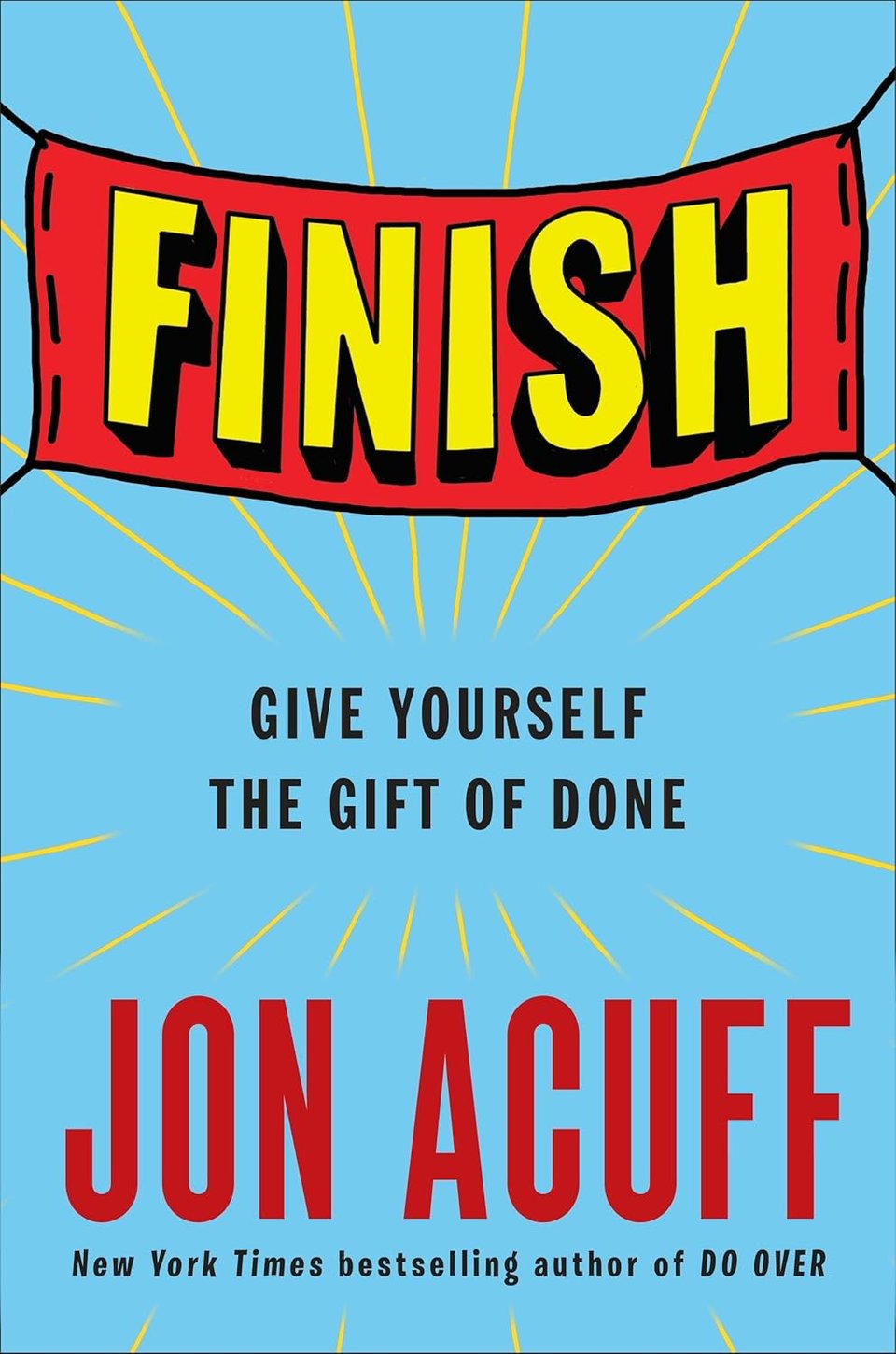 Image is the cover of "Finish" by Jon Acuff.