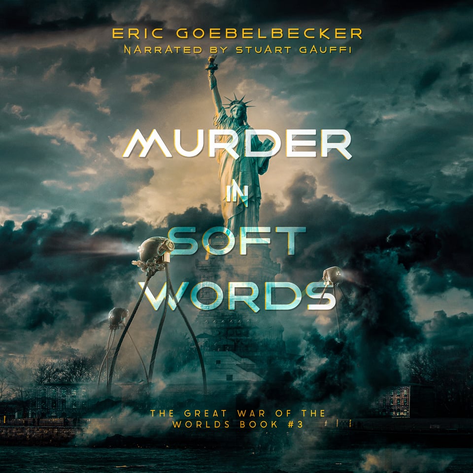 Audiobook cover for Murder in Soft Words