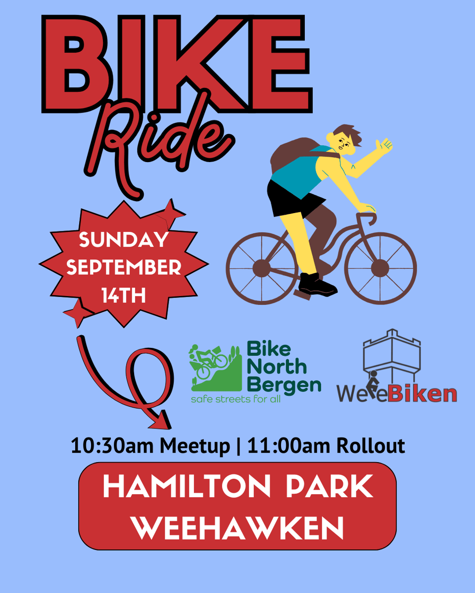 a poster for a bike ride