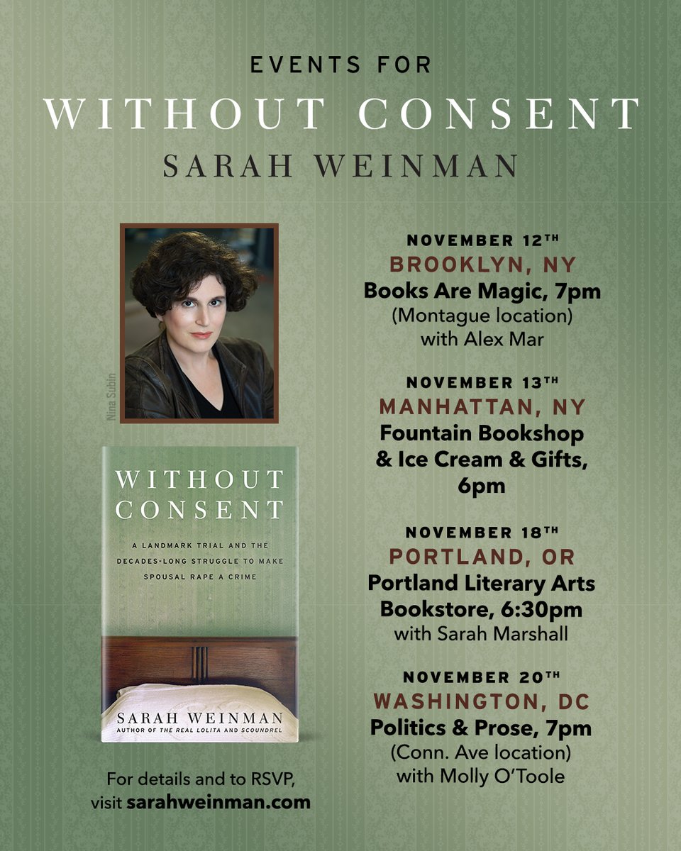 Event schedule for WITHOUT CONSENT