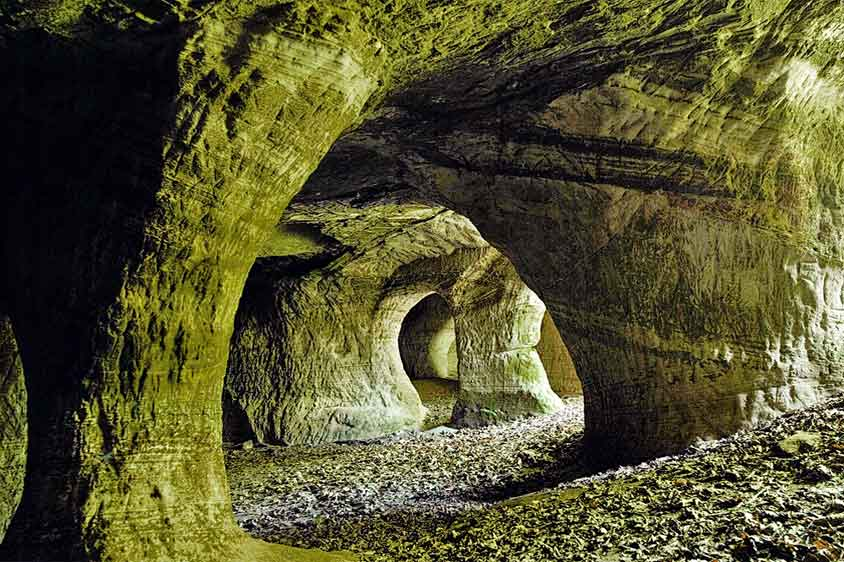 A cave system underneath Cheshire.