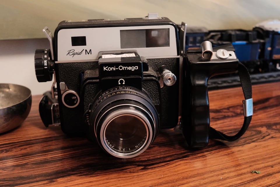 A Koni-Omega Rapid M camera