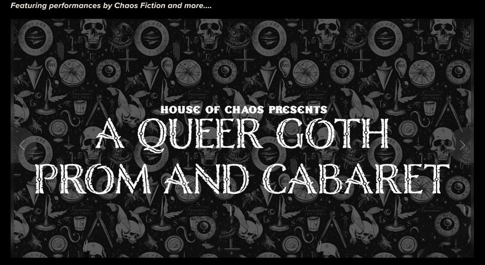 HOUSE OF CHAOS OCTOBER 26
