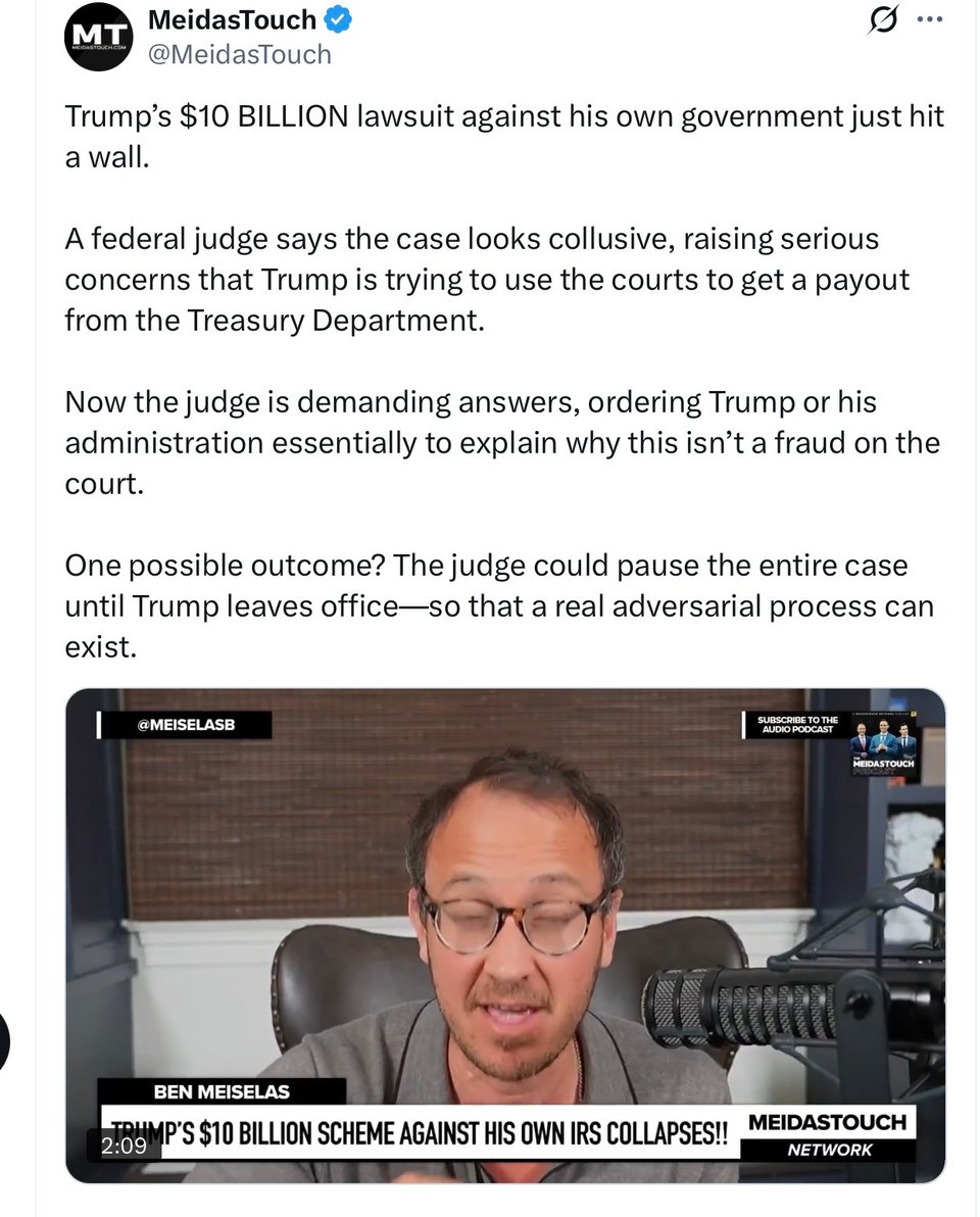 Trump’s lawsuit against the IRS is thrown out.