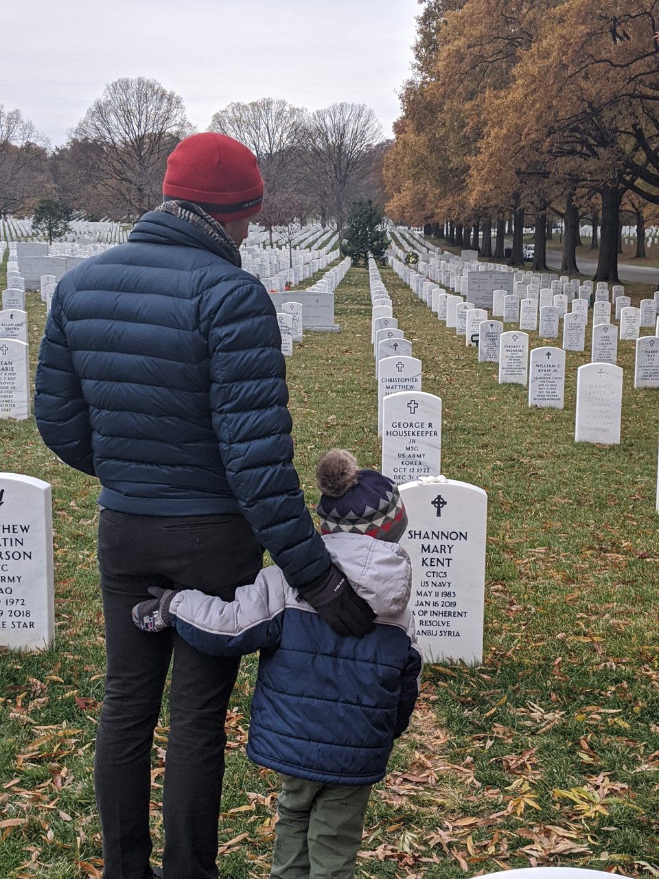 Russ at Arlington Cemetery