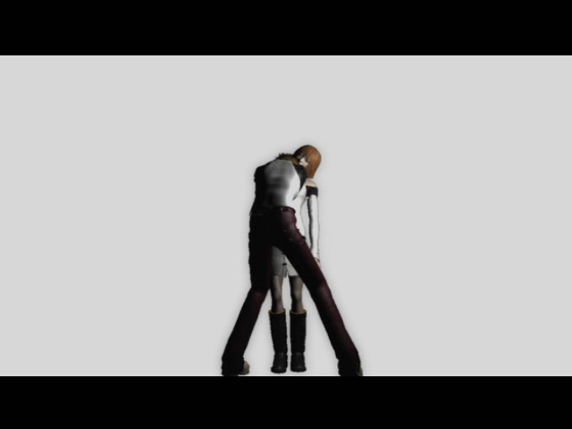 A man choking a woman