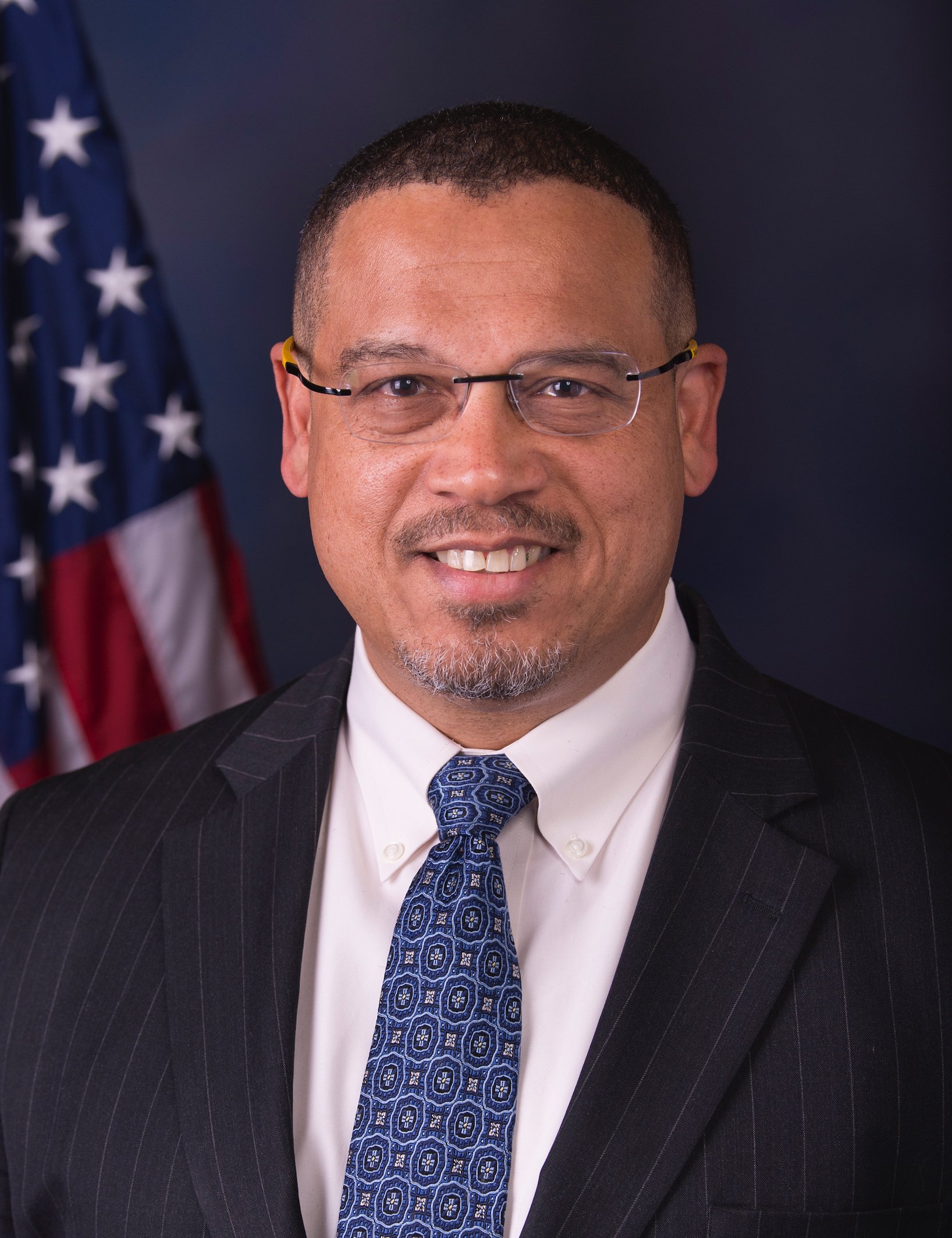 Keith Ellison, Minnesota Attorney General, official portrait 2018