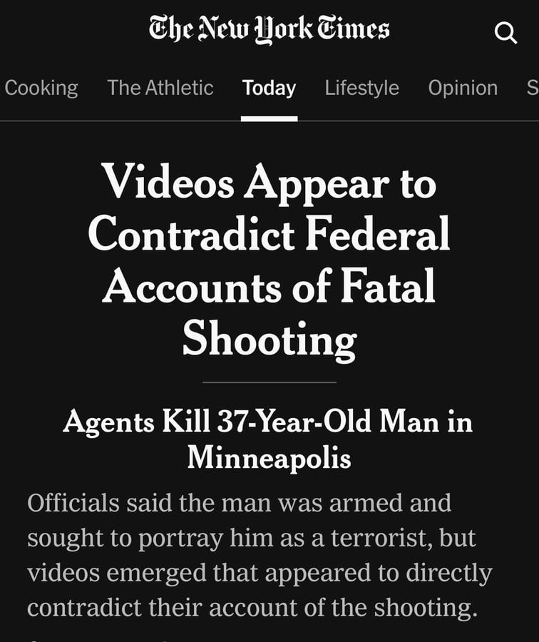 Even the New York Times reacted.