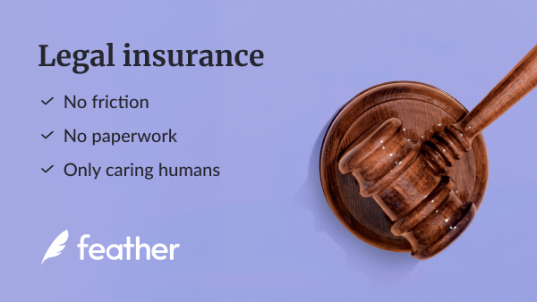 Feather legal insurance