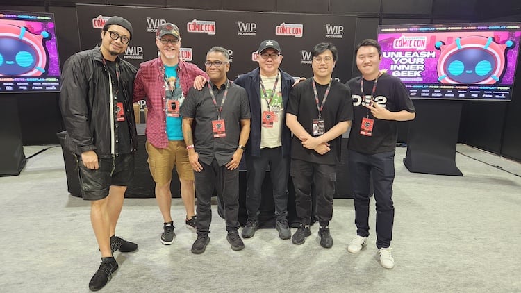 Stanley "Artgerm" Lau, Ben Abernathy, myself, Alan Quah, Derrick Chew and Kael Ngu