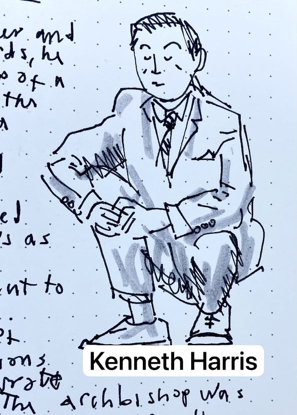 No tape recording, no written notes