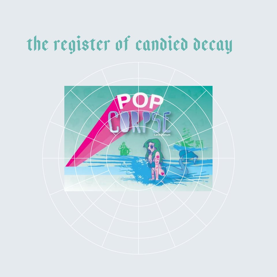 Image of the front cover of Lara Glenn's Pop Corpse.