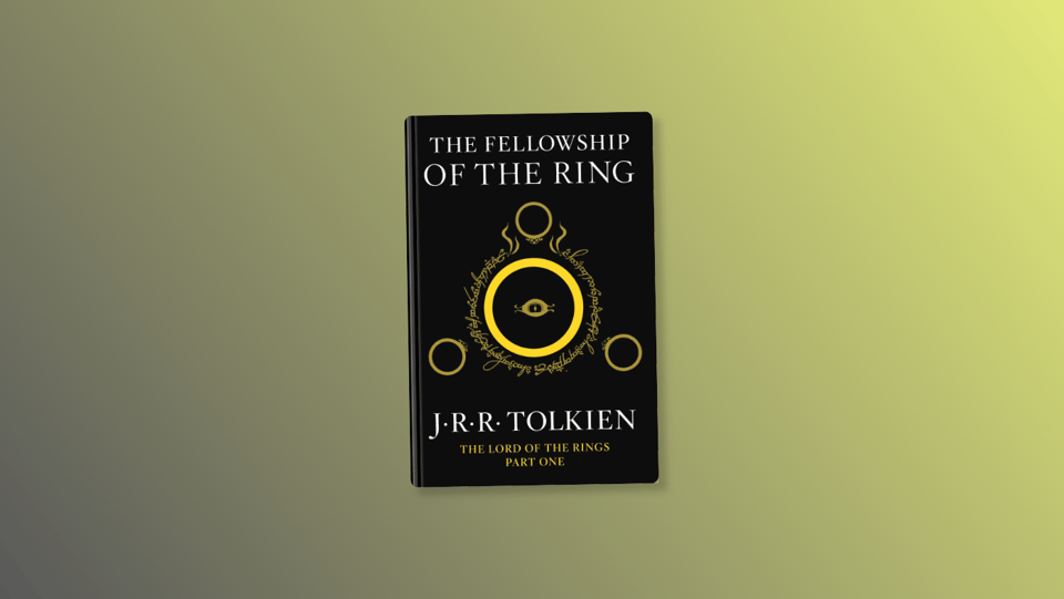 The cover of The Lord of the Rings - The Fellowship of the Ring