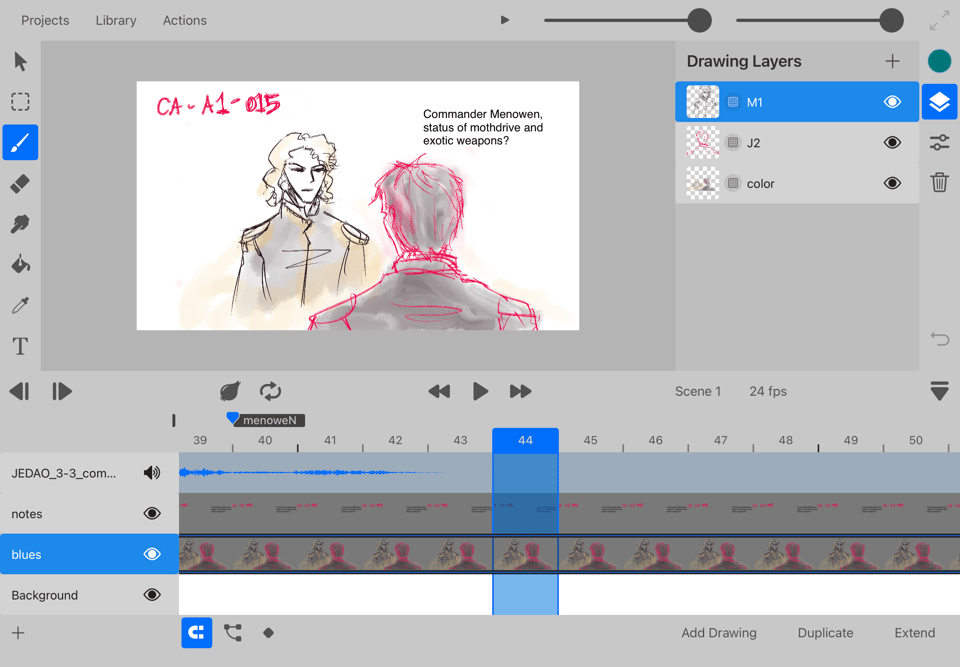 Candle Arc animatic WIP