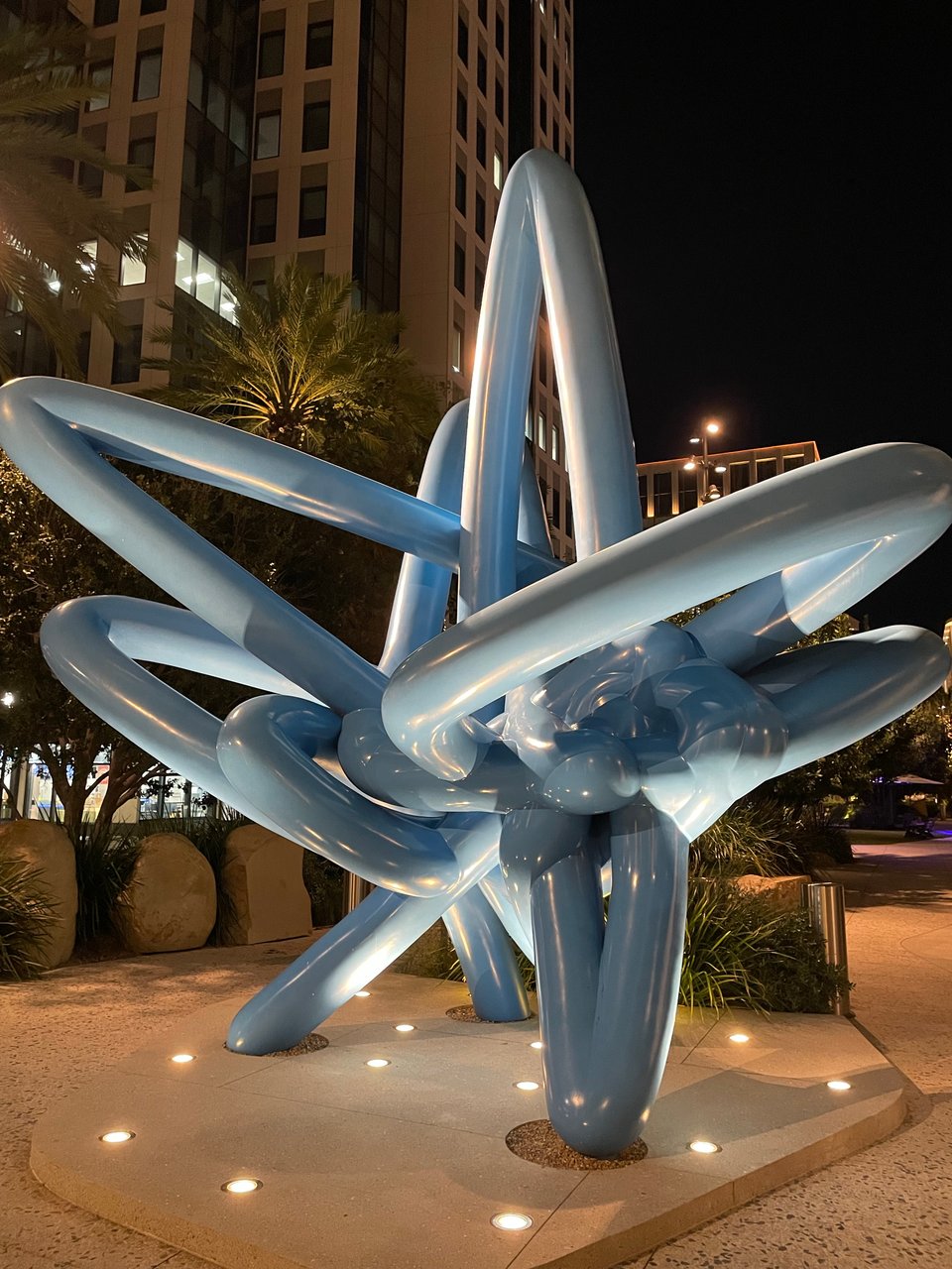 Interesting sculpture near the marina