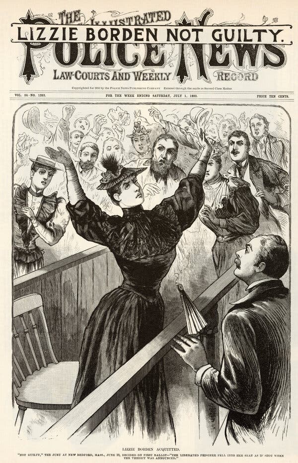 Lizzie Borden Acquittal — archival photo