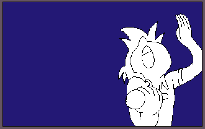 mara is holding a microphone and emoting with her hand and mouth