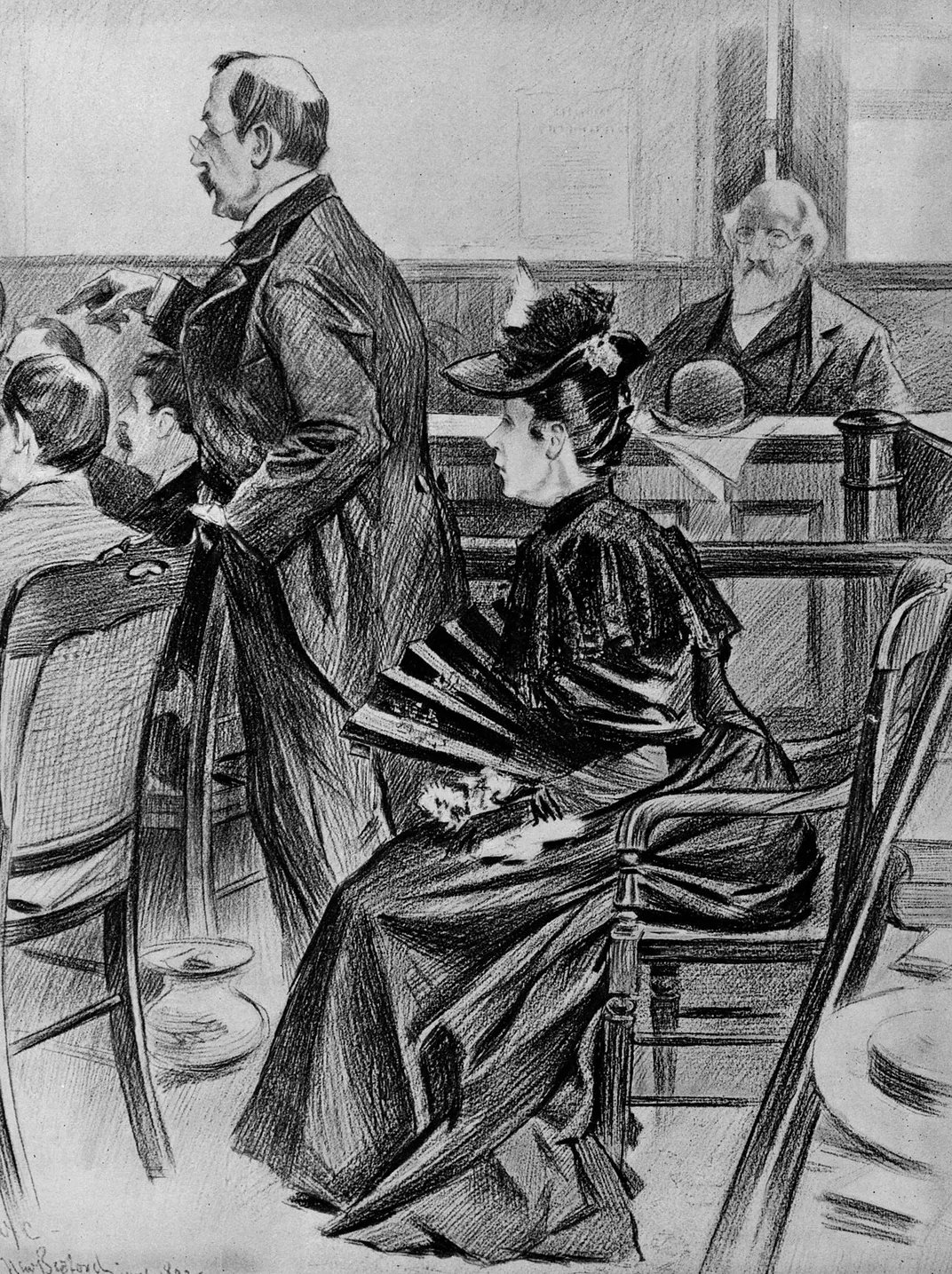 Lizzie Borden Acquittal — archival photo