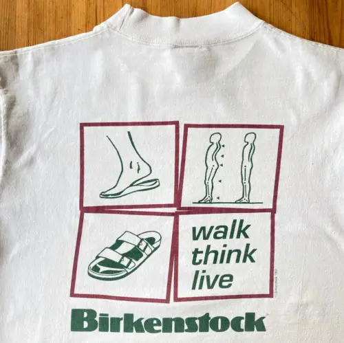 a t-shirt that says walk think live