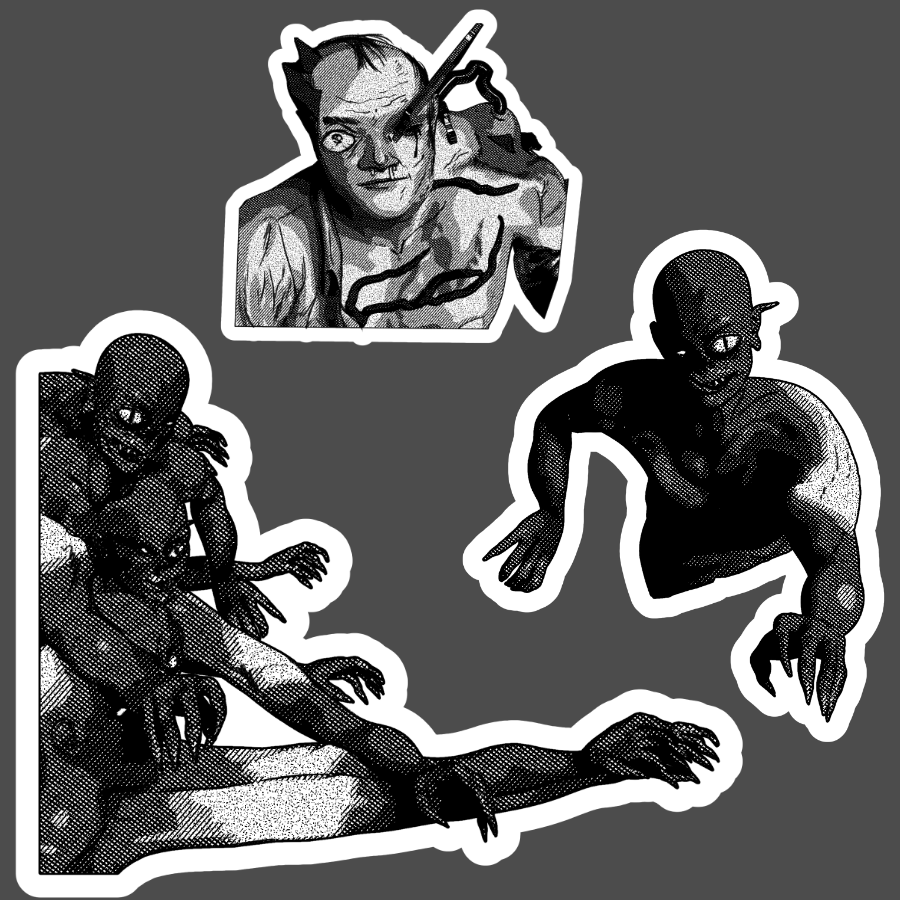 scary stickers
