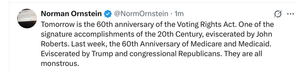 Voting Rights day.