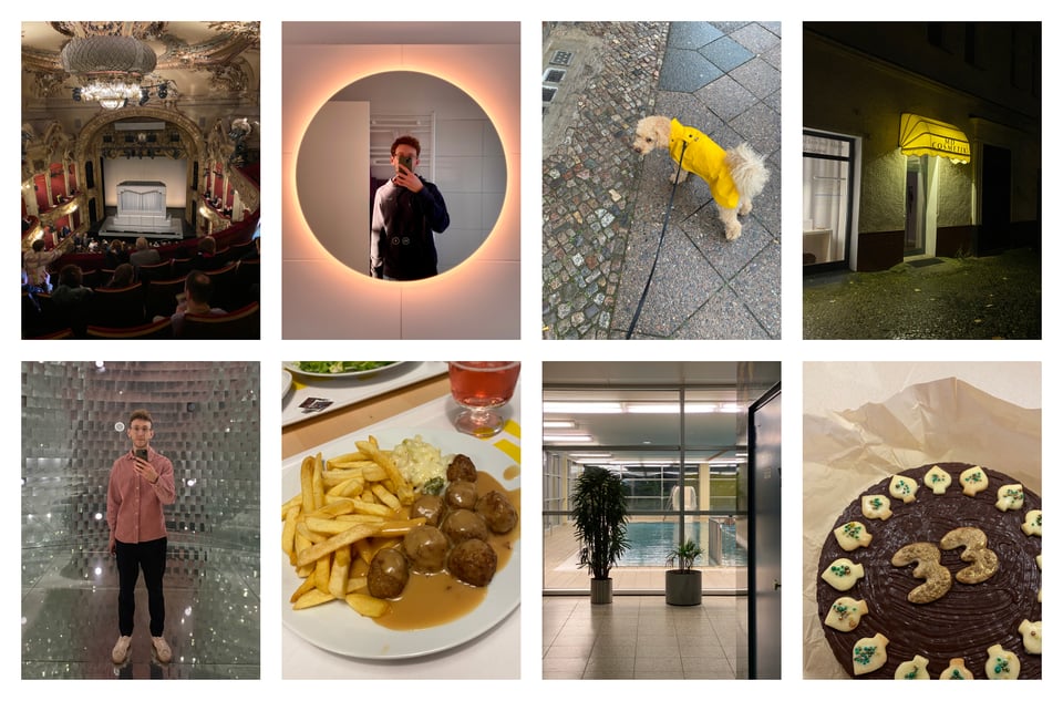 Foto-Collage aus dem November