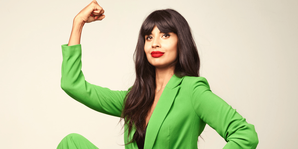 Jameela Jamil looking strong.