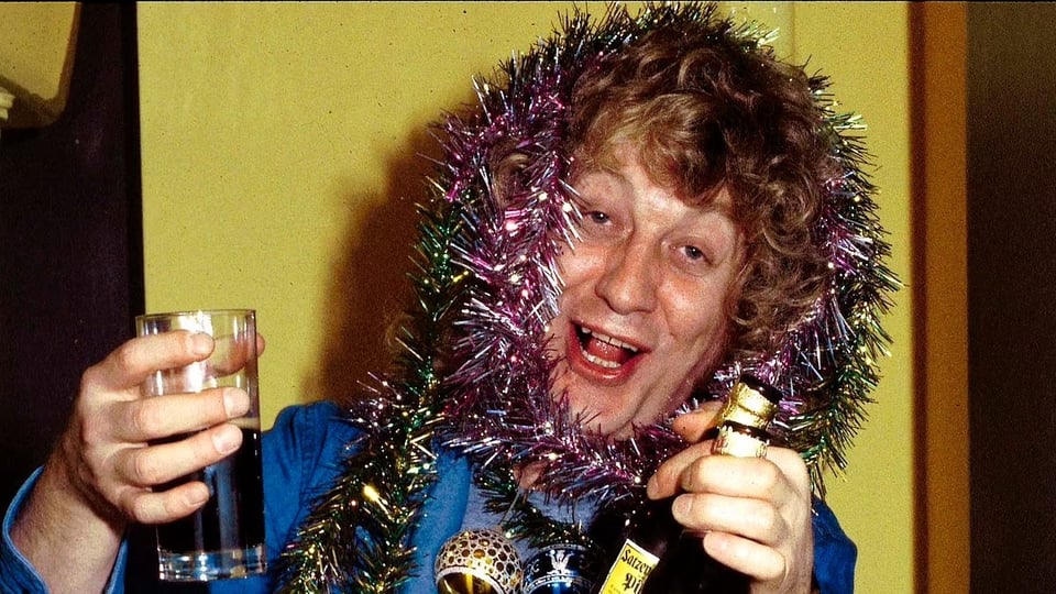Noddy Holder of Slade, drunk
