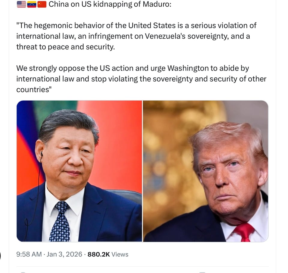 Response to Trump’s invasion of Venezuela