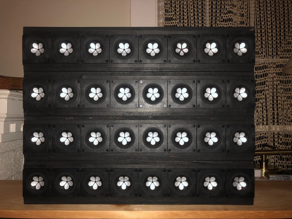 4 of the 8 Wave Field Speaker Modules