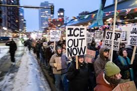 the people of Minnesota (and elsewhere) called for ICE to leave.