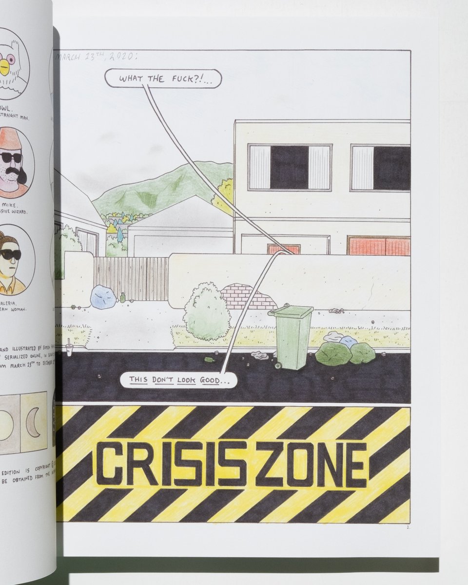 A page from Crisis Zone by Simon Hanselmann